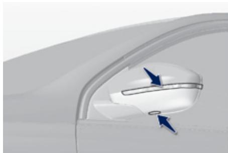 PEUGEOT 308 2 2015 - Spots de rétroviseurs extérieurs - 1