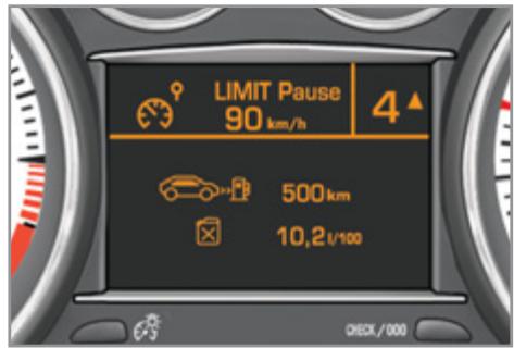 PEUGEOT 308 CC RESTYLISE 2011 - Désignateur du combiné associé au WIP Com 3D - 1