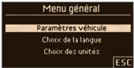 PEUGEOT 308 CC RESTYLISE 2011 - Menu général - 1