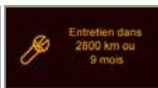 PEUGEOT 308 CC RESTYLISE 2011 - Échéance de révision comprise entre 1 000 km et 3 000 km - 2