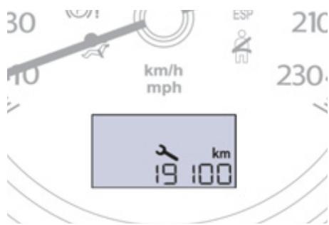 PEUGEOT 508 RXH - Indicateur d'entretien - 1
