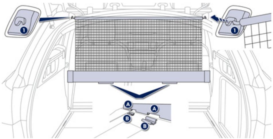 PEUGEOT 508 RXH - Filet de retenue de charge haute - 1