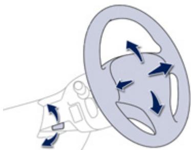 PEUGEOT 508 RXH - Réglage du volant - 1