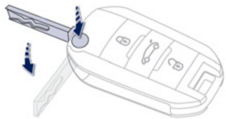 PEUGEOT 508 RXH - Dépliage de la clé - 1