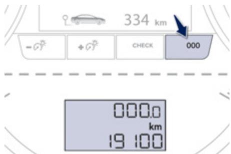 PEUGEOT 508 RXH - Remise à zéro du kilométrage journalier - 1