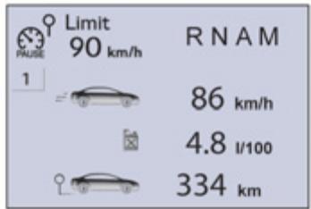PEUGEOT 508 RXH - Afficheur du combiné - 1