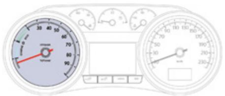 PEUGEOT 508 RXH - Indicateur de consommation / génération d'énergie - 1
