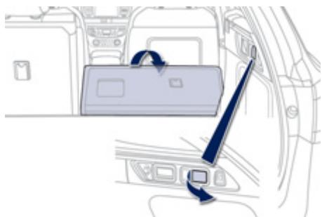 PEUGEOT 508 RXH - Rabattement du siège depuis le coffre - 1