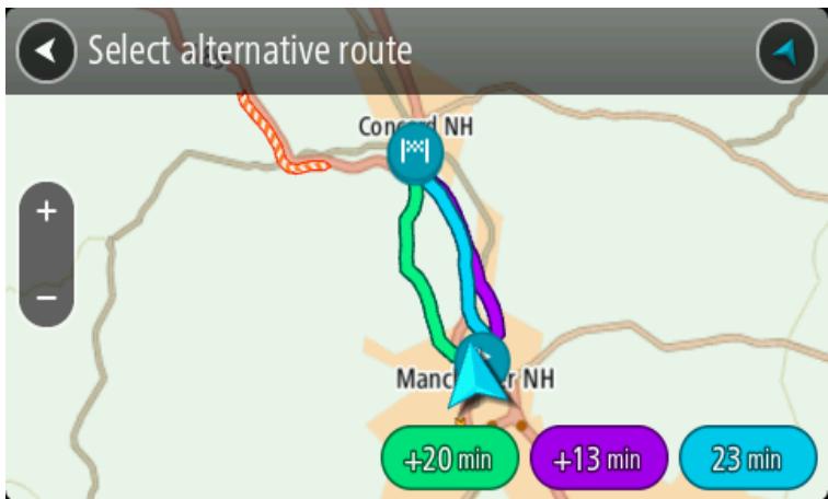 TOMTOM GO 5000 TRUCKER - Rechner un parcours alternatif - 1