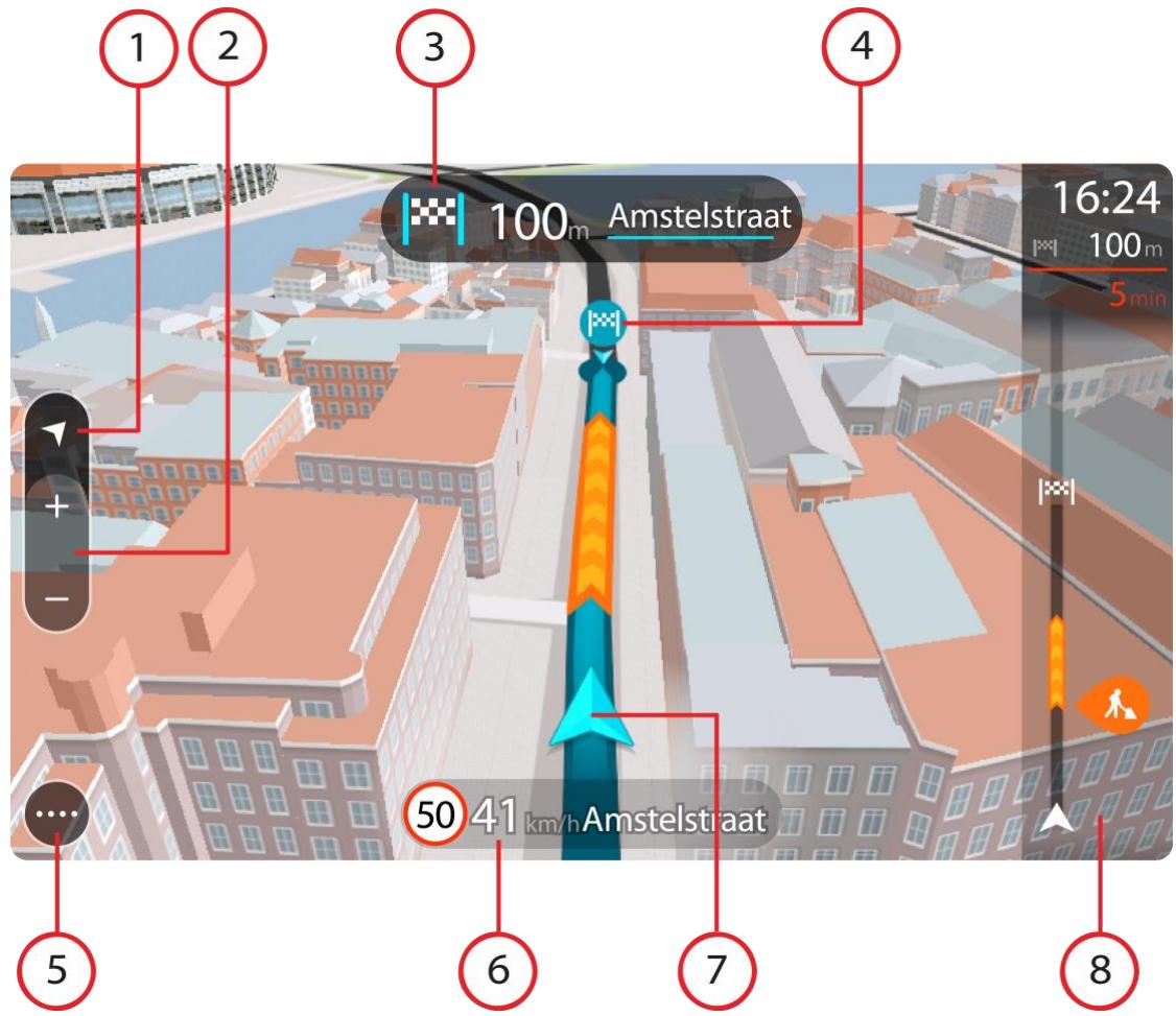 TOMTOM GO 51 - Le mode guidage - 1