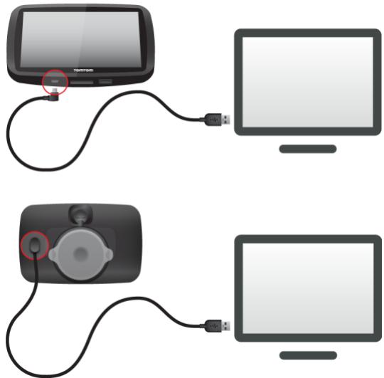 TOMTOM GO 51 - Configurer mydrive connect - 1