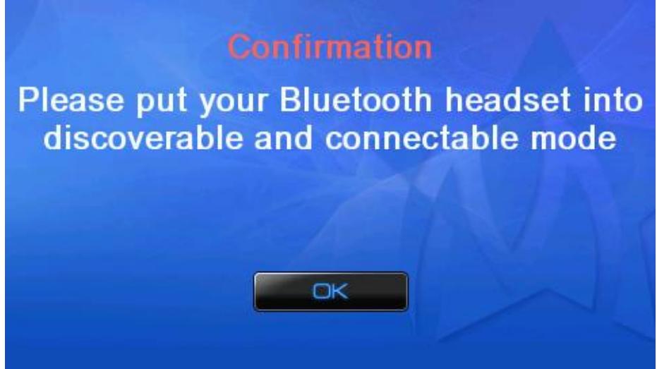 TOMTOM MOBILNOVA MEDIA CENTER - Bluetooth headset pairing procedure - 2