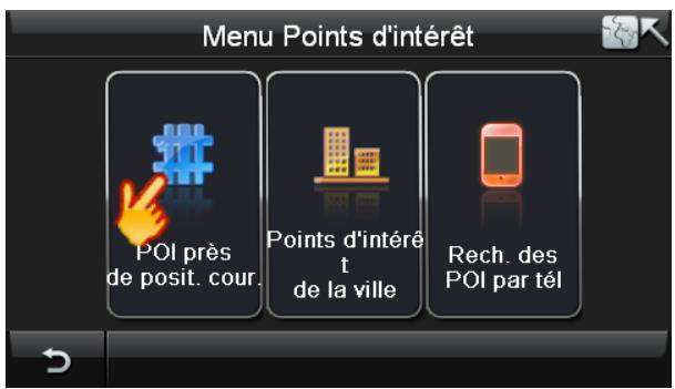 TOMTOM NAVIGATOR 6 - Recherche de PI près de la position courante - 1