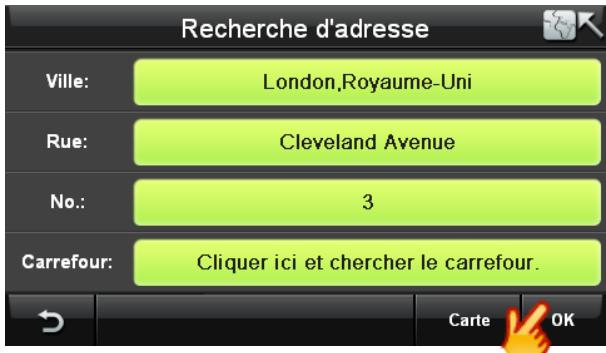 TOMTOM NAVIGATOR 6 - Rechercher la destination par adrresse - 10