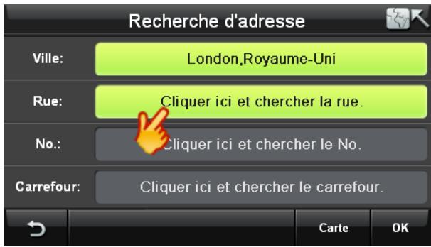 TOMTOM NAVIGATOR 6 - Rechercher la destination par adrresse - 5