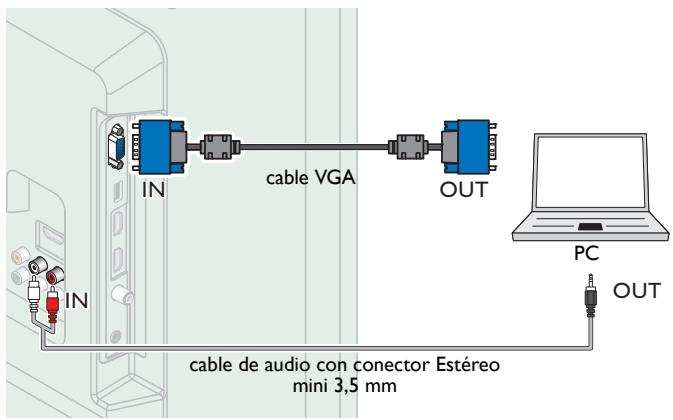 PHILIPS 32PFL4508 - Conexión VGA - 1