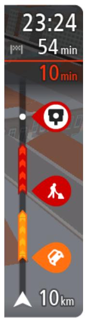 TOMTOM START 42 - La barre de parcours - 1