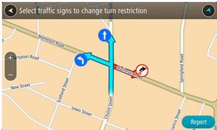 TOMTOM TRUCKER 6000 - Restriction de direction - 1