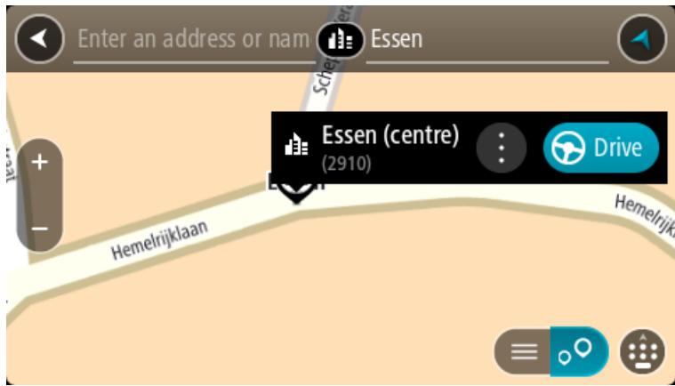 TOMTOM TRUCKER 6000 - Planifier un parcours vers un centre-ville - 6