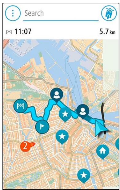 TOMTOM VIO - Naviguer à l'aide d'un parcours enregistré - 3