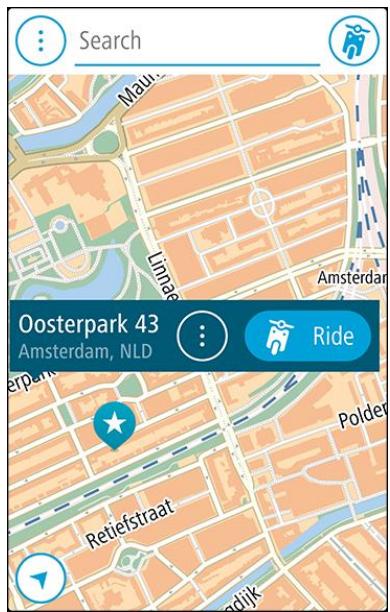 TOMTOM VIO - Planifier un parcours à l'aide de la carte - 1