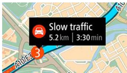 TOMTOM VIO - Consultation du trafic sur votre parcours - 1