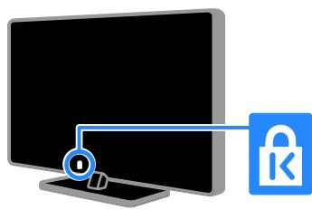 PHILIPS 24PFL3108H - Verrouillage du téléviseur - 1