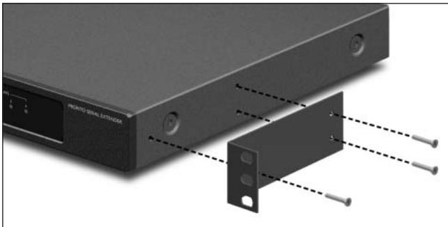 PHILIPS RFX9600 - Mounting the Extender in a Rack - 1