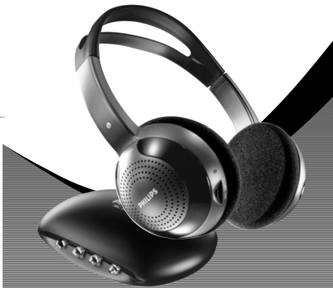 PHILIPS SBCHC130 - Cordless IR Stereo Headphone - 1