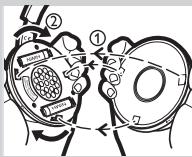 PHILIPS SBCHC8560 - Instalowanie/wymiana akumulatorków - 3