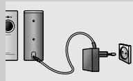 Diagram showing audio equipment connections including a TUNER, CD, and DVD unit with connected cables