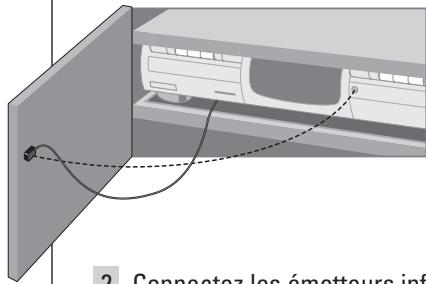 2. Connectez les émettours inf.