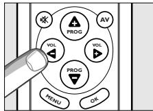 PHILIPS SBCRU510-00U - Testen van de afstandsbediening - 1