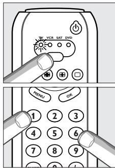 PHILIPS SBCRU545/05B - Anpassen der Gerätewahl (Mode-Selector) - 1
