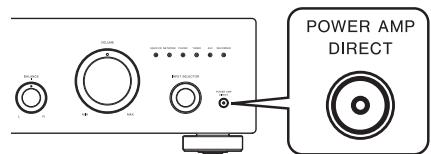 PIONEER A-30-S - Presione el botón POWER AMP DIRECT del panel delantero de launities. - 1