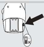 Diagram showing a device with a lock and a close-up view of the lock mechanism, labeled with Chinese characters.