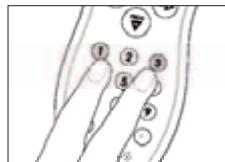 PHILIPS SRU1018 - Manuelles Einstellen der Fernbedienung - 2