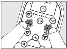 PHILIPS SRU1060 - Automatisches Einstellen der Fernbedienung - 1