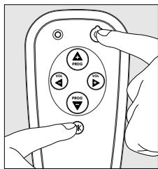 PHILIPS SRU152 - Einstellen der Fernbedienung - 1