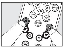 PHILIPS SRU160 - Stille inn fjernkontrollen automatisk - 1