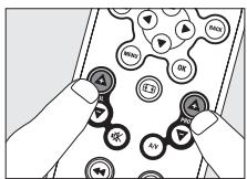 PHILIPS SRU160 - Kauko-ohjaimenasetustem märittäminen automaattisesti - 1