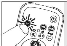PHILIPS SRU3030 - Anpassen der Gerätewahl (Mode-Tasten) - 4