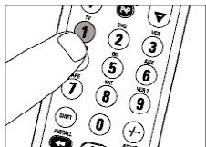 PHILIPS SRU5060 - Justere enchetsvalg (Mode-velger) - 5