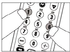 PHILIPS SRU5060 - Restoring the original functions of your remote control - 1