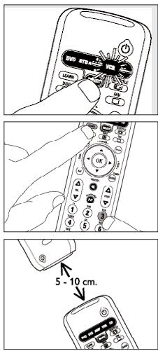 PHILIPS SRU5060 - Eksempel for VCR: - 1