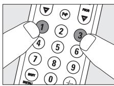 PHILIPS SRU510 - Kauko-ohjaimenasetus manuaalisesti - 2