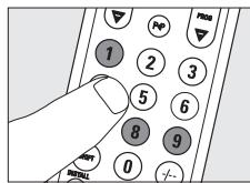 PHILIPS SRU510 - Asterställa fjarrkontrollens originalfunktioner - 2
