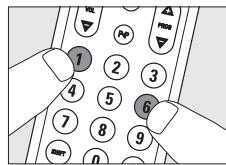 PHILIPS SRU510 - Restoring the original functions of your remote control - 1