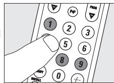 PHILIPS SRU510 - Restoring the original functions of your remote control - 2
