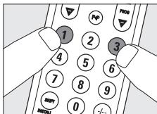 PHILIPS SRU510 - Automatisch instellen van de afstandsbediening - 1